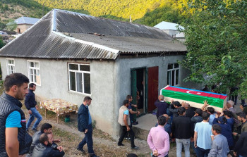 Şəhid Xəyyam Daşdəmirov İsmayıllıda dəfn olundu - VİDEO